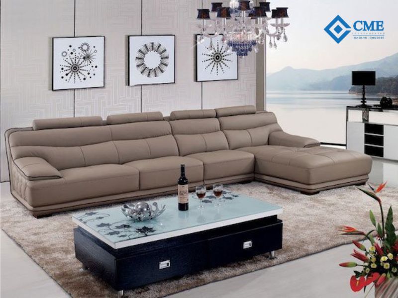 Sofa được tạo nên từ nhiều chất liệu khác nhau
